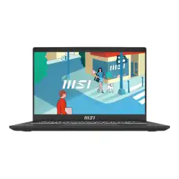 MSI Modern 14 C13M-410FR - Conception de charnière à 180 degrés - Intel Core i7 - 1355U - jusqu'à 5 ... (9S7-14J112-410)_5